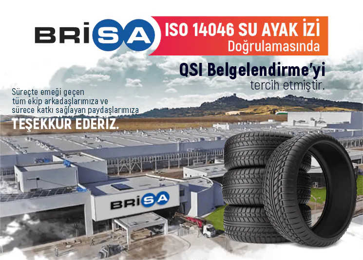 BRISA preferred QSI Certification for ISO 14046 Water Footprint Verification Service.
