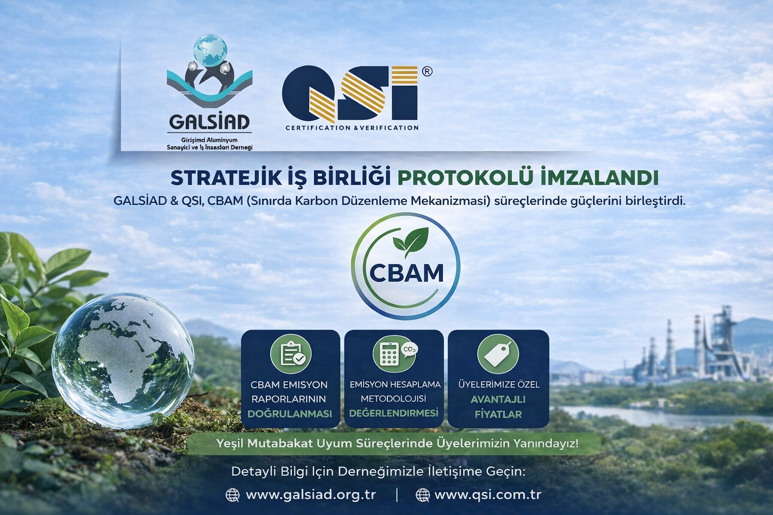 GALSİAD ve QSI ile CBAM Doğrulama Hizmetlerinde Stratejik İş Birliği!